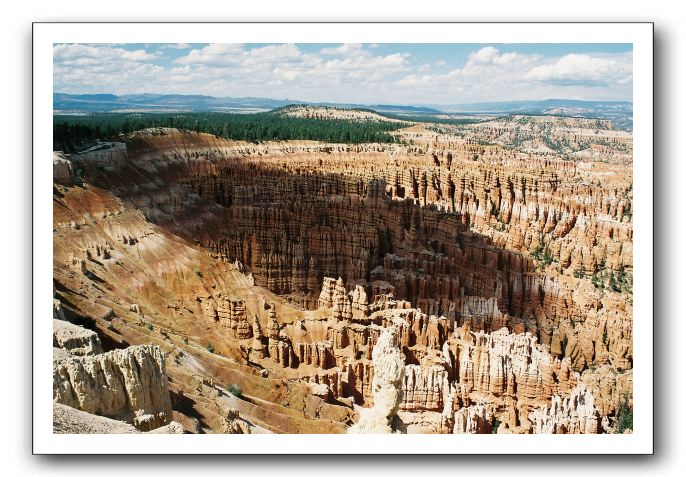 Cloud over Bryce Canyon - Inspiration Point