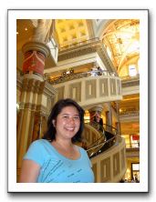 Curvy escalators at Caesar's Palace