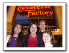 Seattle's Cheescake Factory where they also had good pizza...