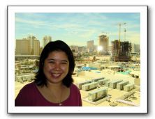 Las Vegas from our room at Stratosphere