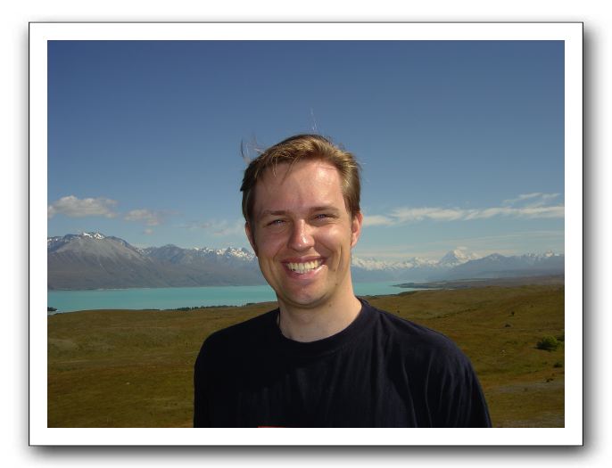 Ben at Lake Pukaki